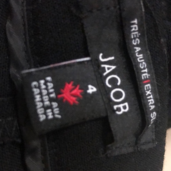 Black Pants Extra Slim by Jacob - Picture 4 of 4